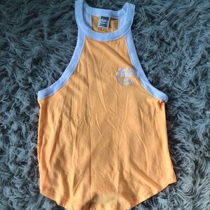 vs pink, pretty colored orange, tank top